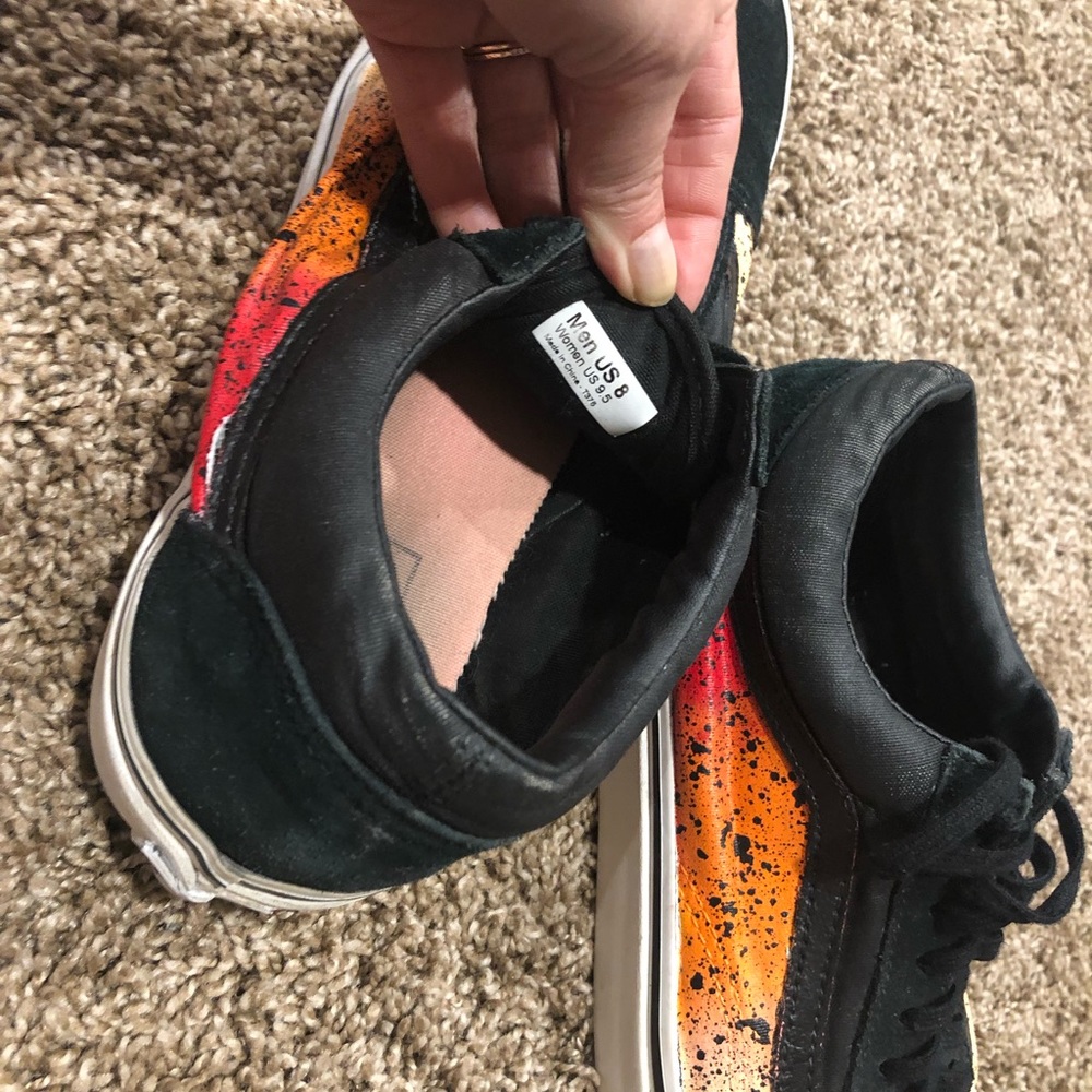 Vans Custom Painted Shoe Men 8